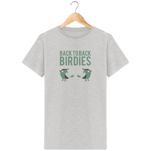 LET'S GOLF IT - T-Shirt en coton bio BACK TO BACK BIRDIES - idées cadeaux golf homme femme