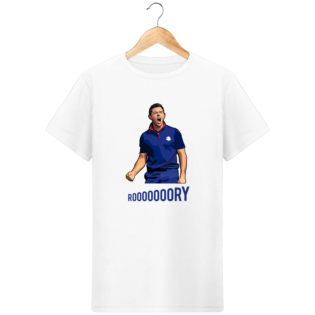 LET'S GOLF IT - T-Shirt en coton bio 2018 RYDER ROOOORY - idées cadeaux golf homme femme