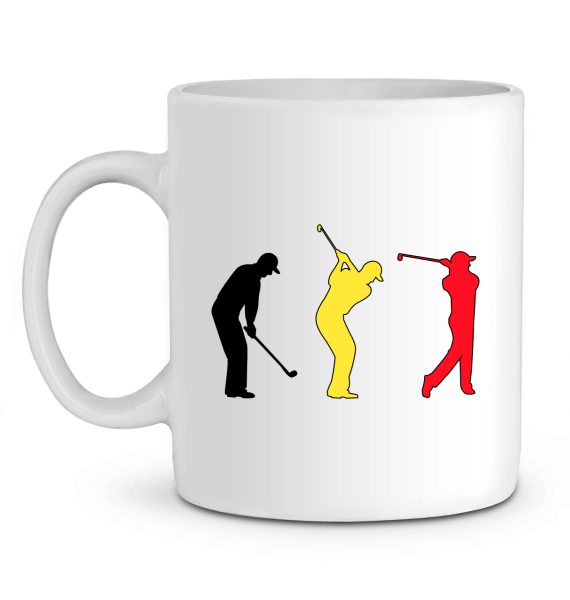 LET'S GOLF IT - Mug GOLF BELGIQUE - idées cadeaux golf homme femme