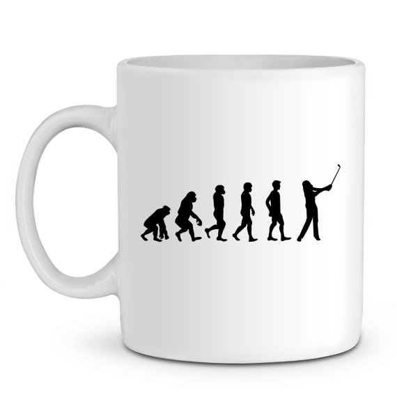 LET'S GOLF IT - Mug EVOLUTION GOLF - idées cadeaux golf homme femme