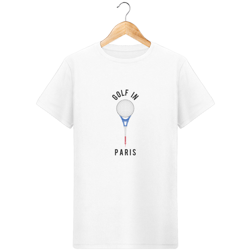 LET'S GOLF IT - T-Shirt en coton bio GOLF IN PARIS - idées cadeaux golf homme femme