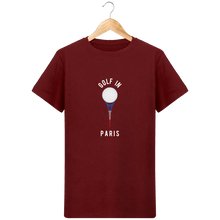 Charger l&#39;image dans la galerie, LET&#39;S GOLF IT - T-Shirt en coton bio GOLF IN PARIS - idées cadeaux golf homme femme
