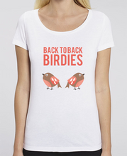 Charger l&#39;image dans la galerie, T-shirt en coton bio BACK TO BACK BIRDIES