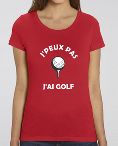T-shirt en coton bio J'PEUX PAS J'AI GOLF