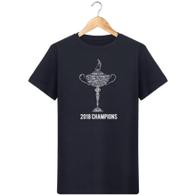 Charger l&#39;image dans la galerie, LET&#39;S GOLF IT - T-Shirt en coton bio 2018 RYDER CHAMPIONS - idées cadeaux golf homme femme