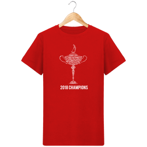 LET'S GOLF IT - T-Shirt en coton bio 2018 RYDER CHAMPIONS - idées cadeaux golf homme femme